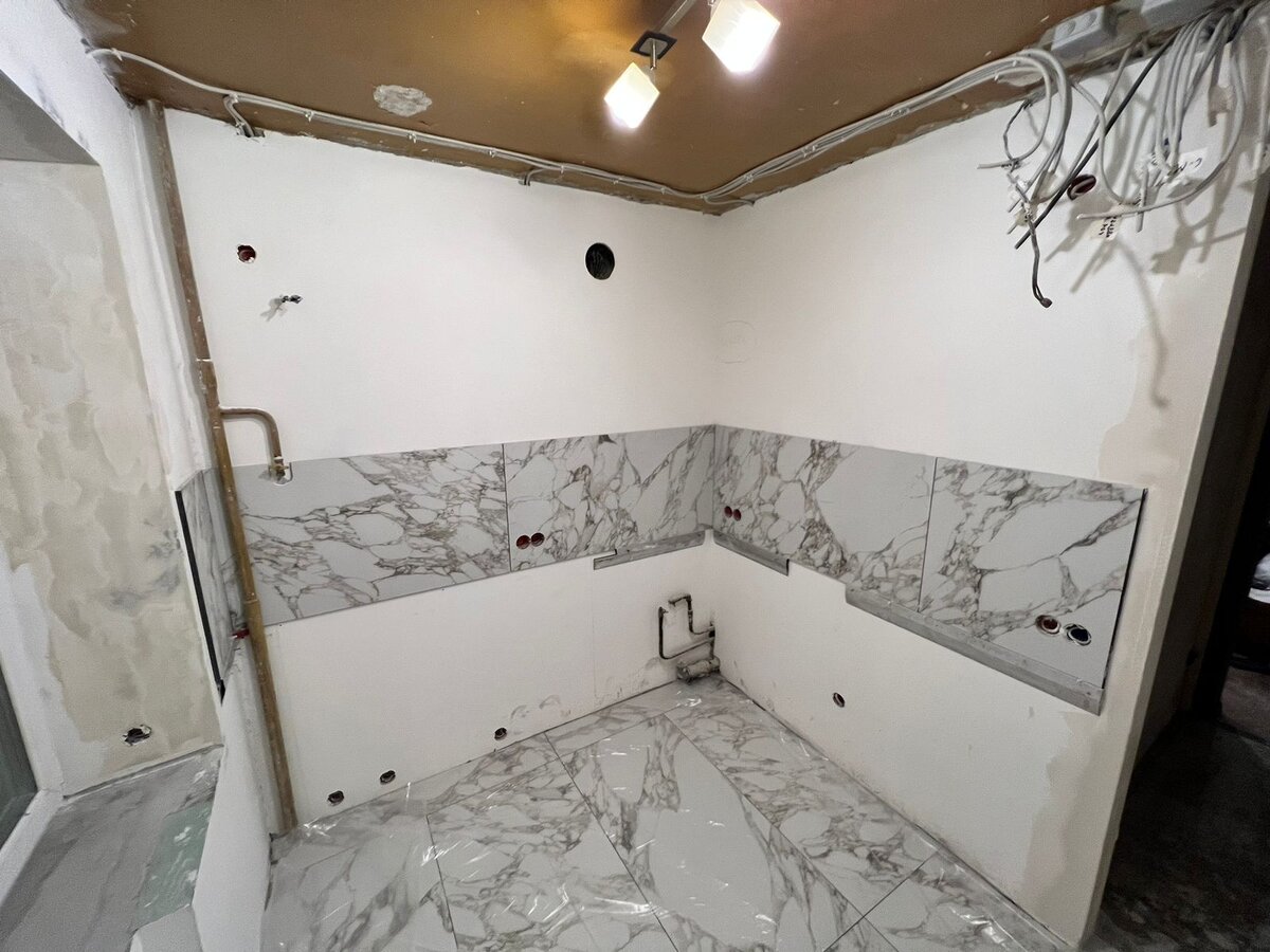 Вид кухни на данном этапе ремонта