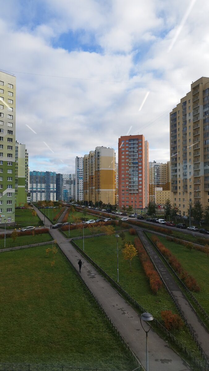 Вид из окна зала