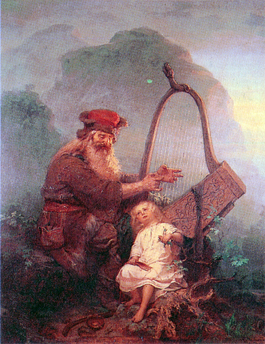 Юхан Август Мальмстрём. Геймир и Аслауг, 1856
