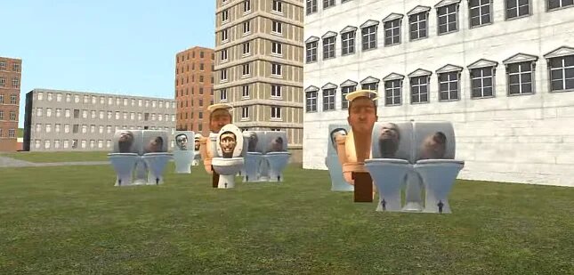 Скриншот видео на YouTube / «Скибиди Туалеты»