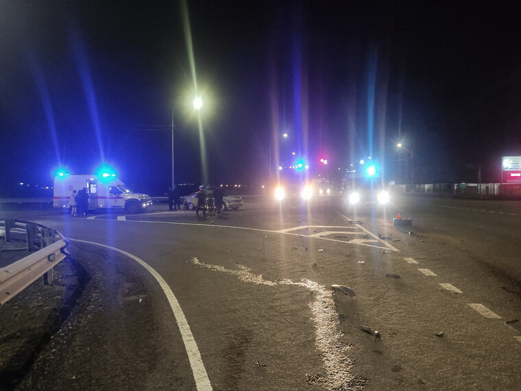    Автоавария произошла на перекрестке федеральной трассы