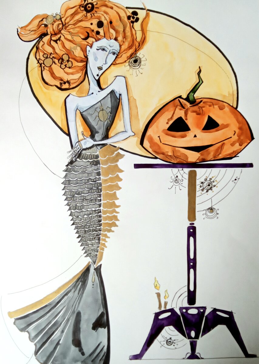 Иллюстрация "Черничной галактики"