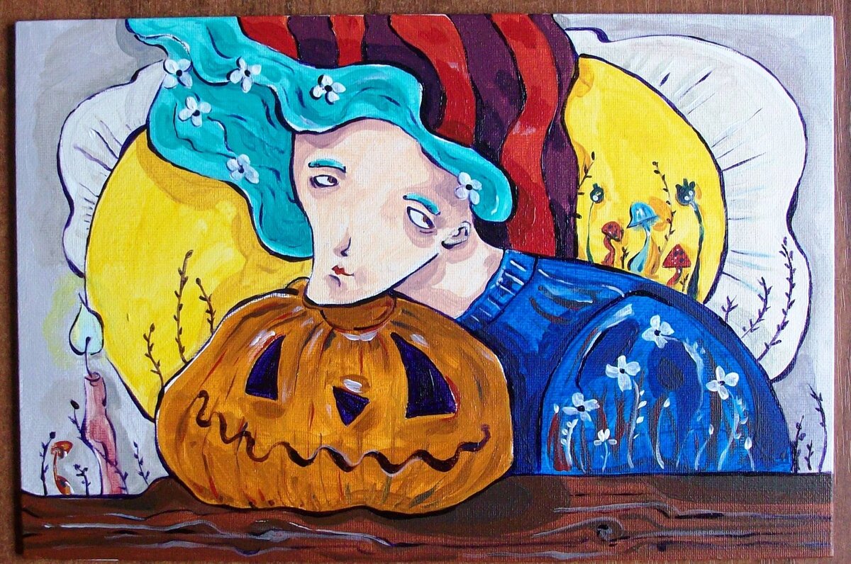 Картина "Черничной галактики"