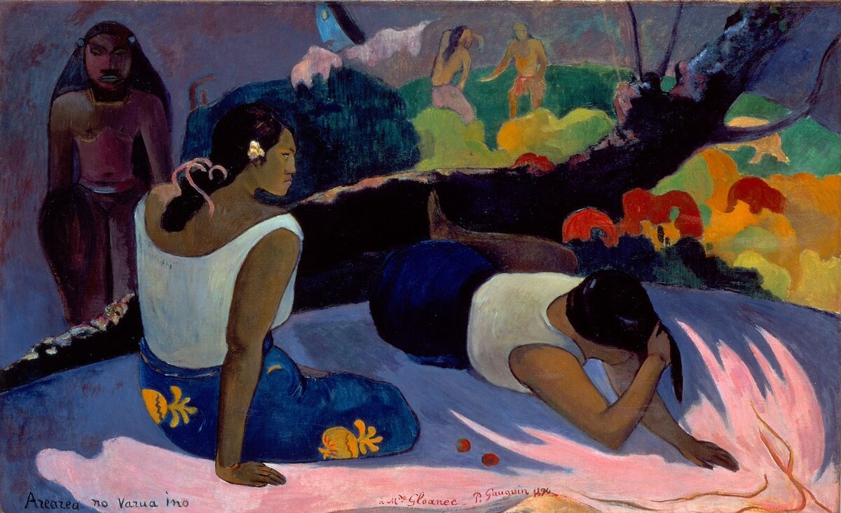 Поль Гоген. "Забава злого духа" (1894)