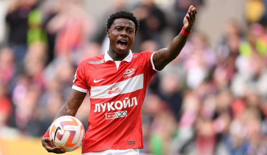    Вся надежда спартаковцев на своего лидера - Квинси Промеса. Фото: Соцсети ФК «Спартак»