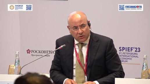 ПМЭФ 2023: Россия — Алжир. Тайеб Зитуни, Министр торговли и развития экспорта Алжира.