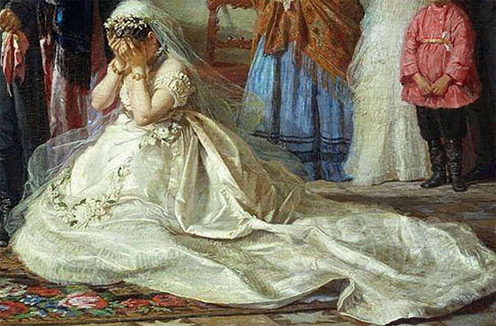 Свадьба в живописи. Свадебные причитания. Плачь невесты на Руси. Картина плачущая невеста