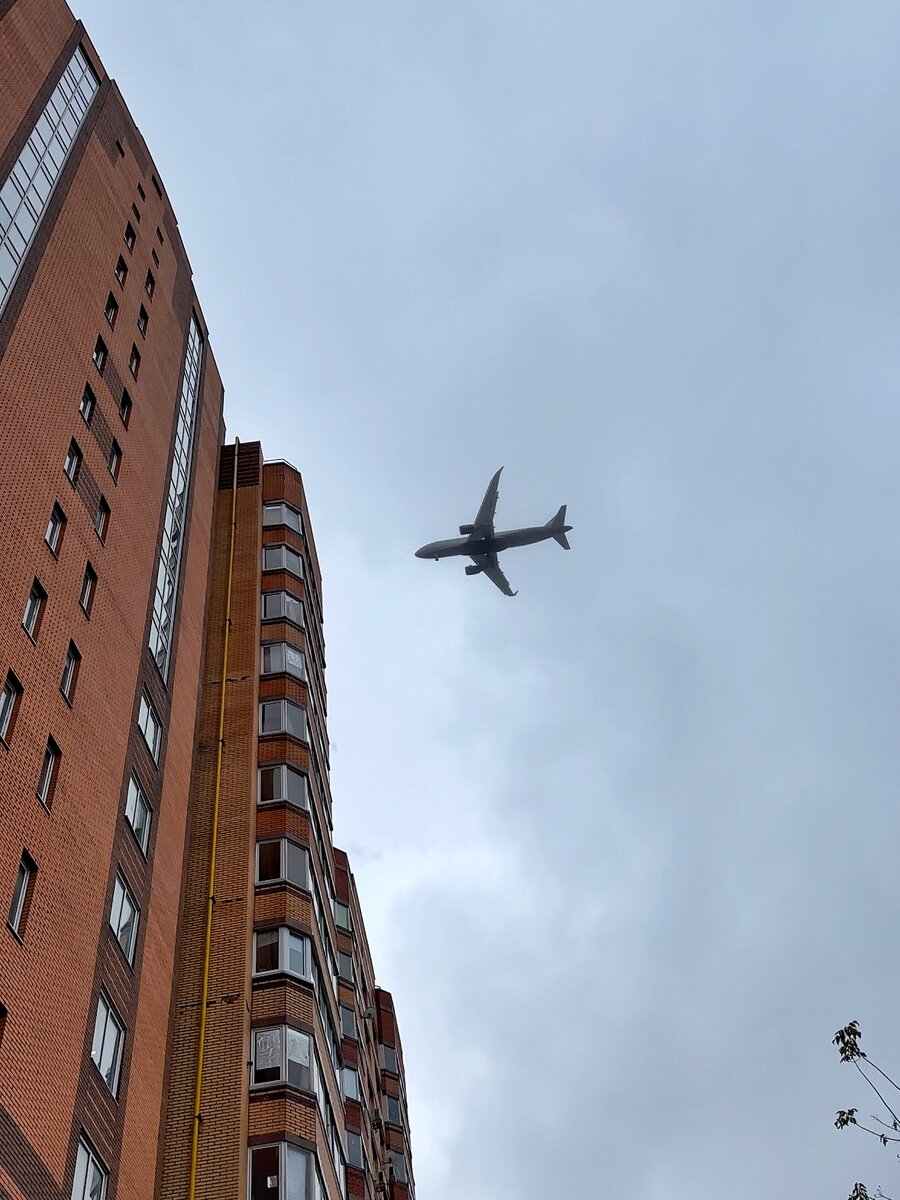 Вот так низко летают самолеты