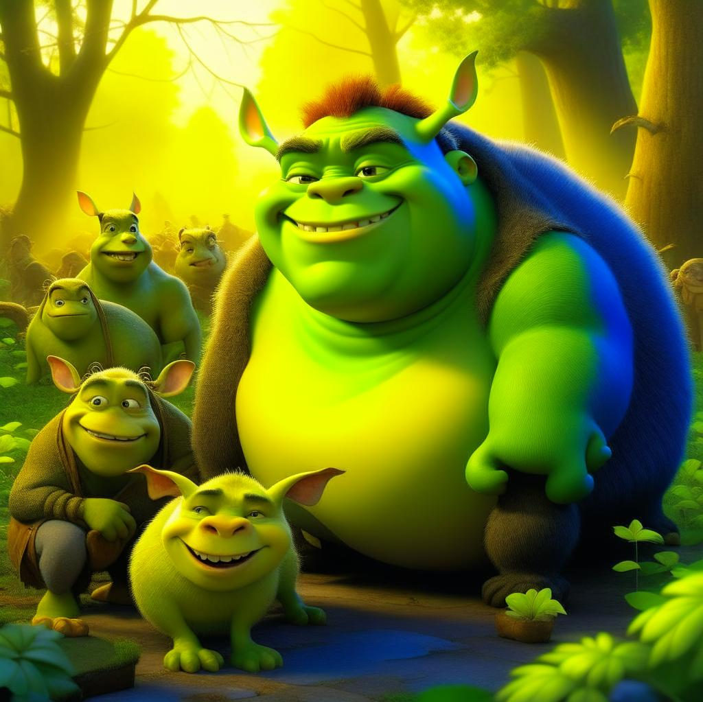 Шрек с друзьями