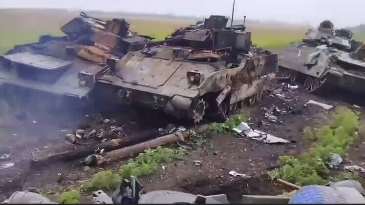Поставленные американцами боевые машины Bradley уничтожены в ходе украинского наступления