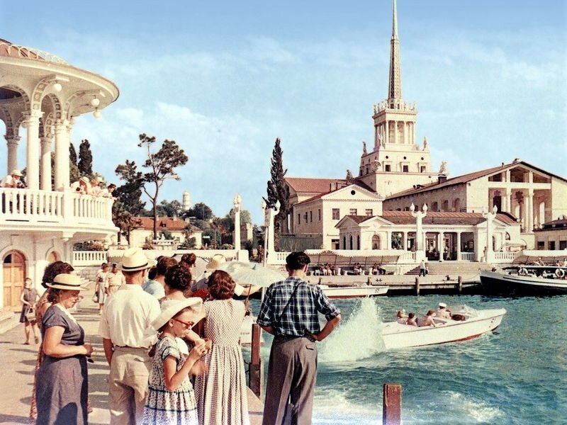 СТАРЫЙ МОРСКОЙ ВОКЗАЛ СОЧИ 