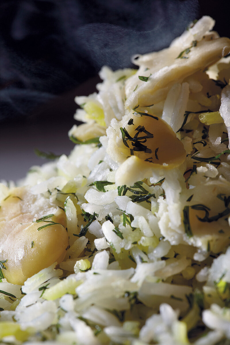 Шойют плов с пахлой и укропом