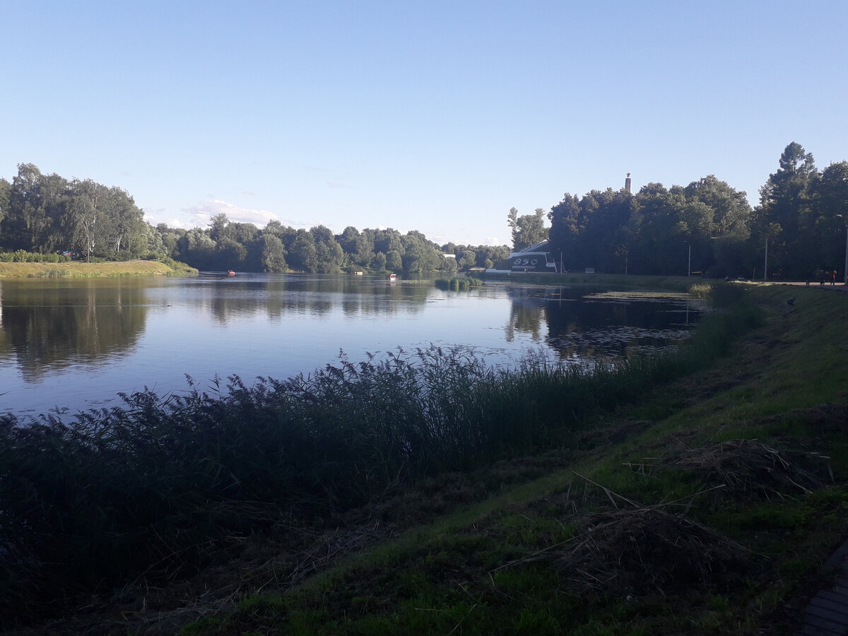 29 июля 2022 18:53 Река Ловать: вид из парка