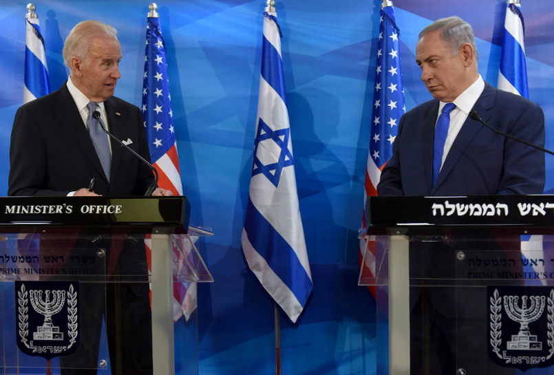 Джо Байден и Биби Нетаньяху