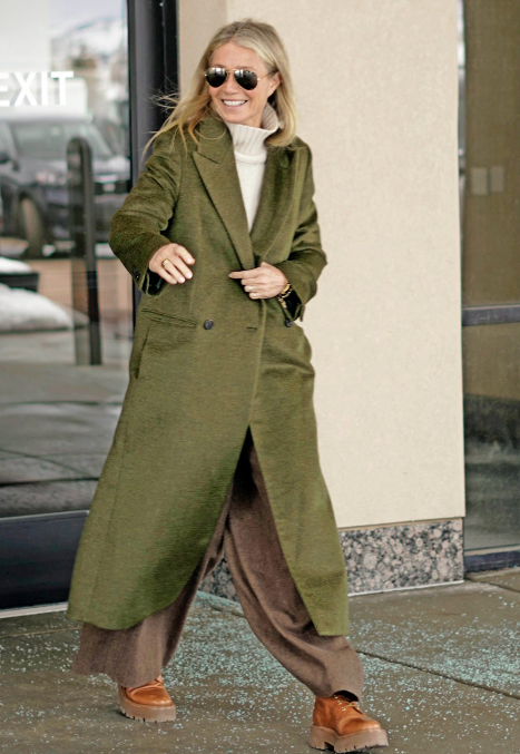 Тихая роскошь как модный тренд: Гвинет Пэлтроу весной © GETTY