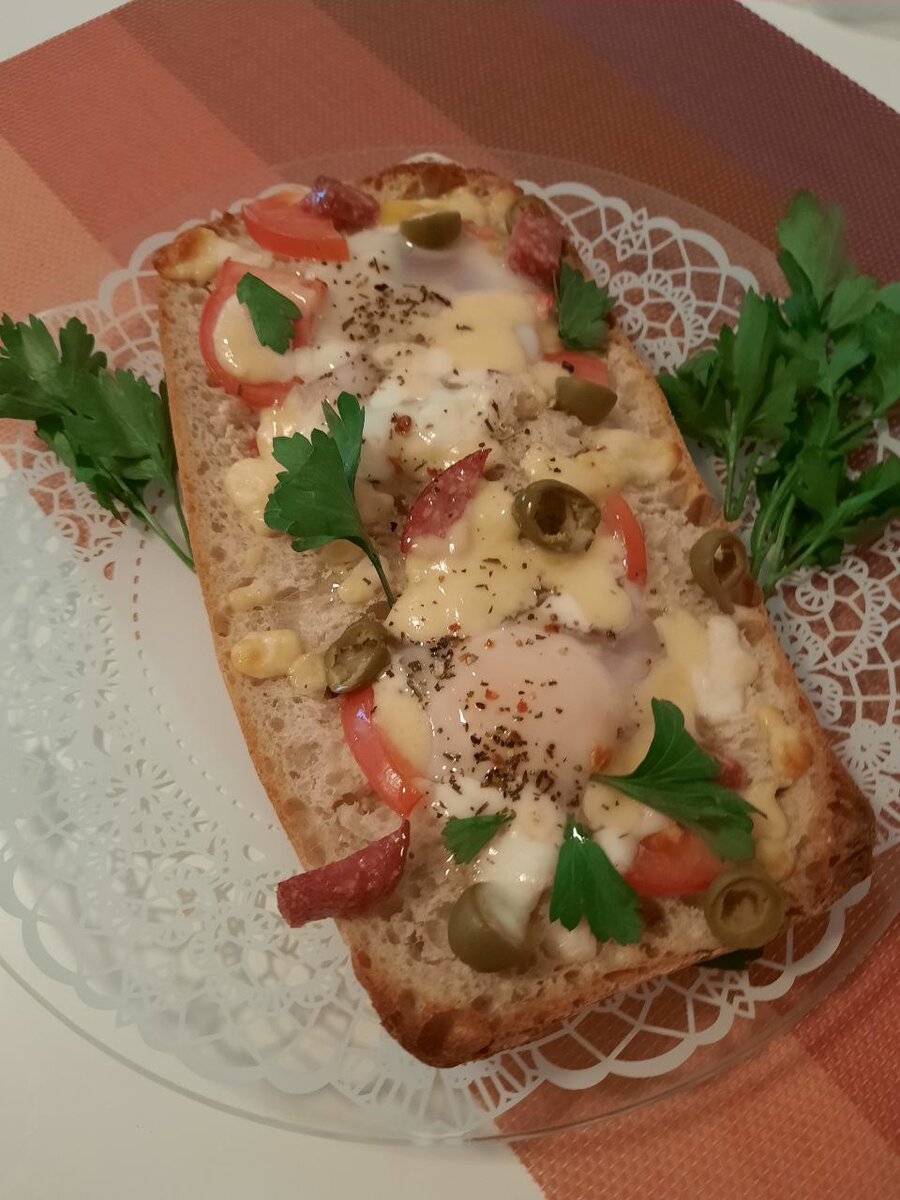 Яичница в чиабатте