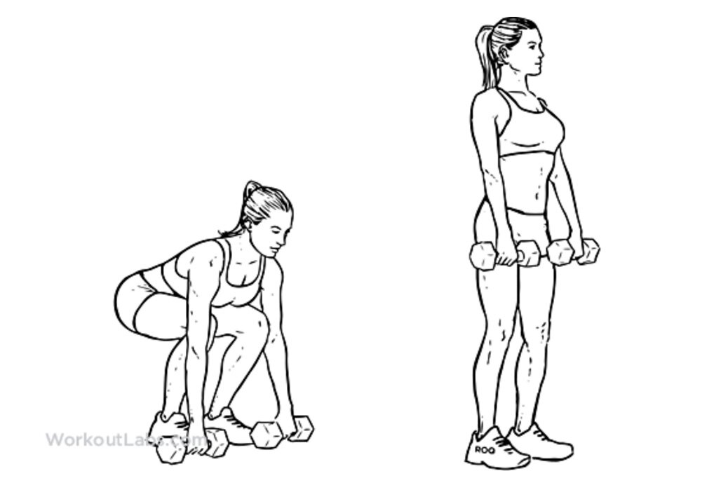 Наклоны схема. Упражнения с гантелями. Упражнения с гантелями иллюстрации. Наклоны с гантелей. Упражнения на ноги для девушек.