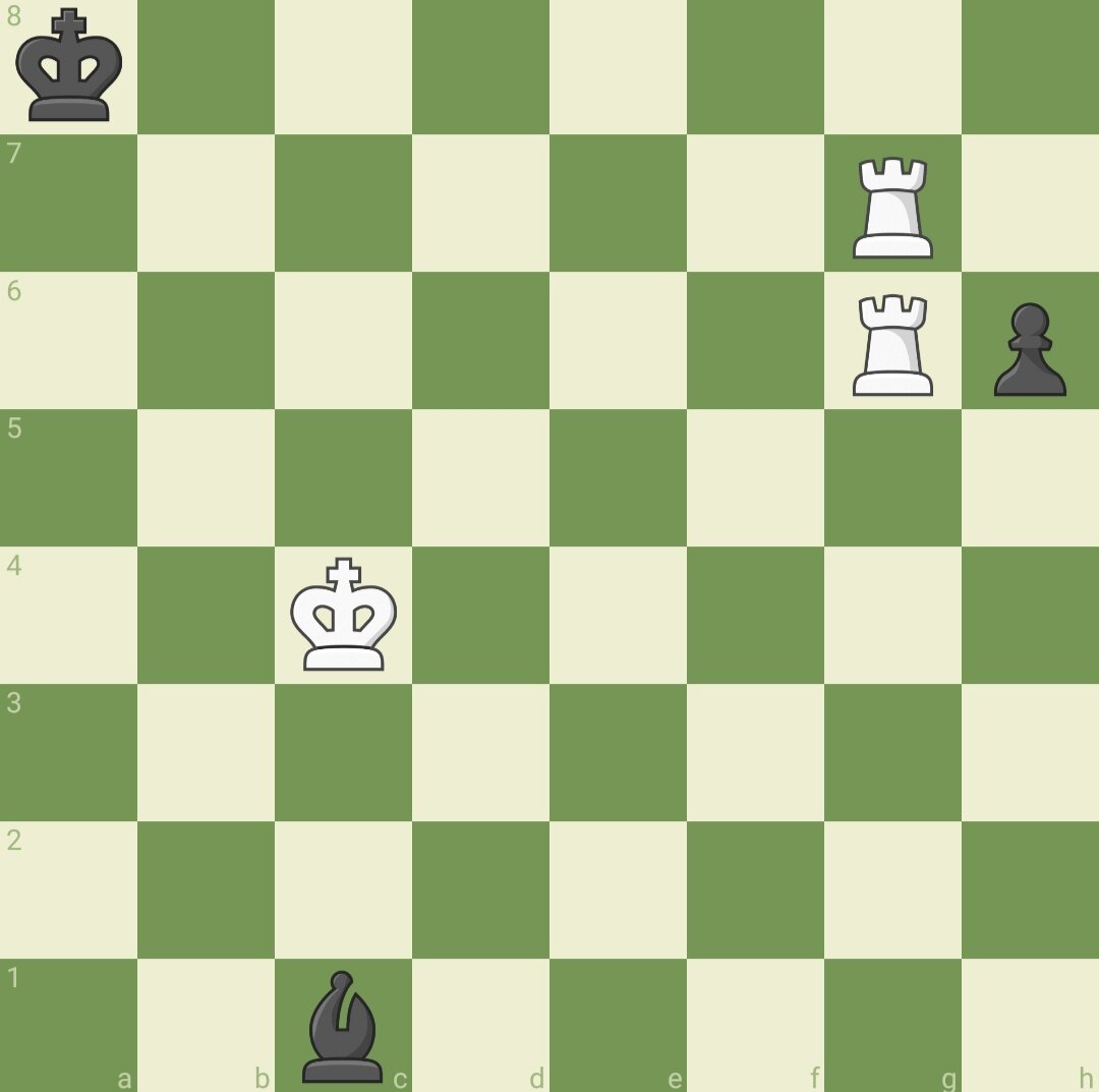 Ход белых. Мат в 3 хода. 