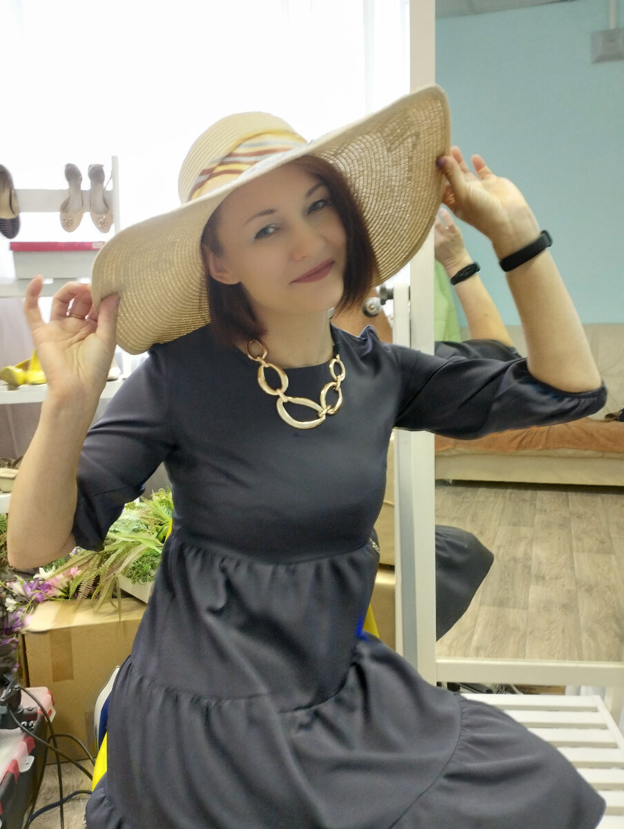 А это я в шляпке