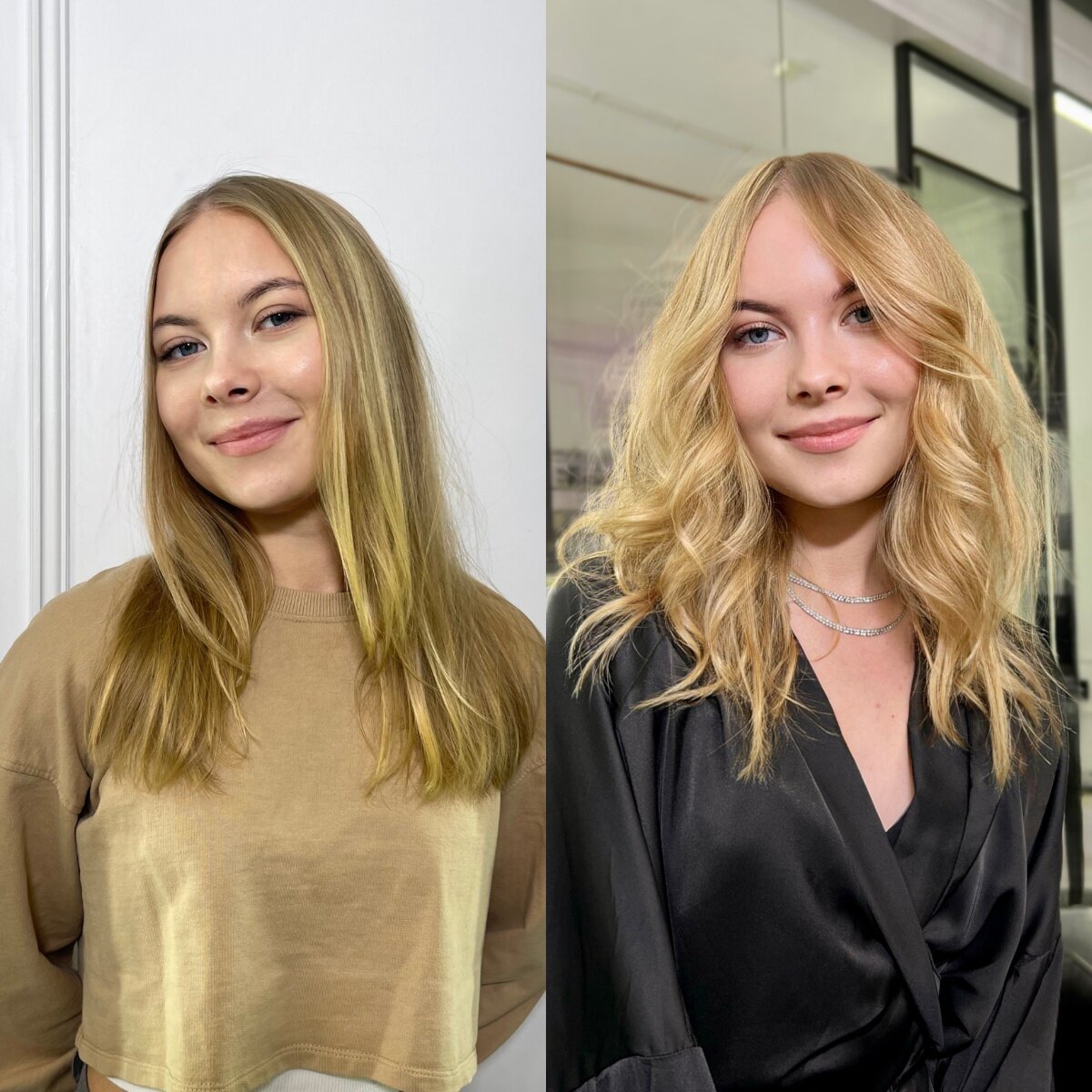 Работа стилиста салона Kosa Colour Studio в Санкт - Петербурге.