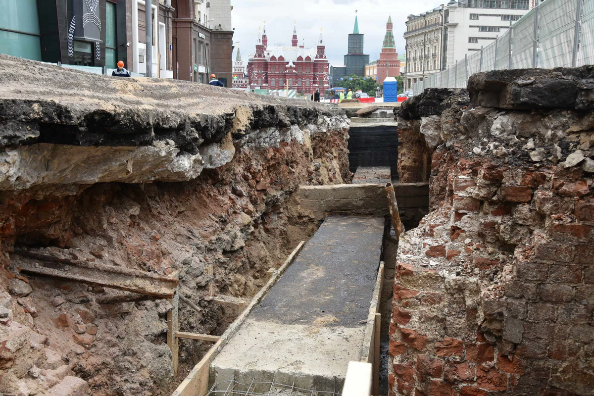 раскопки в москве