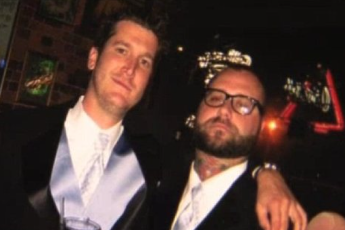 Джек Фроуз (справа) и его друг, Гэри Харт