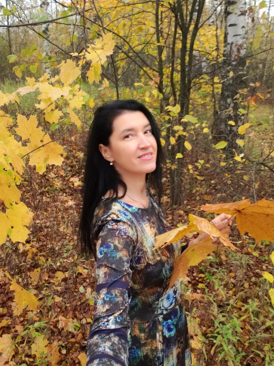 Осень в Подмосковье неделю назад.