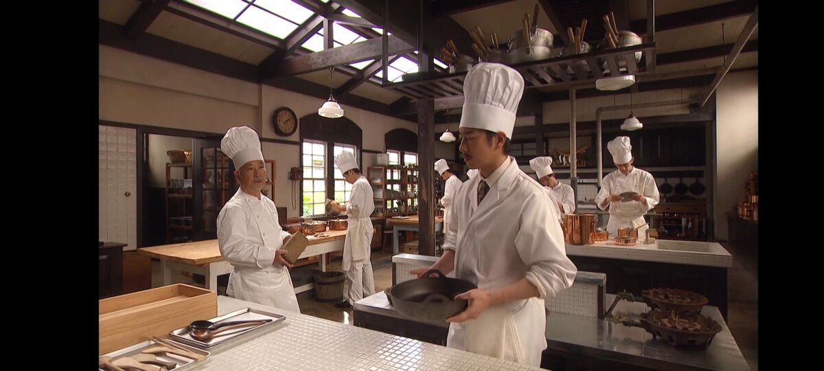 Кадр из сериала.На императорской кухне