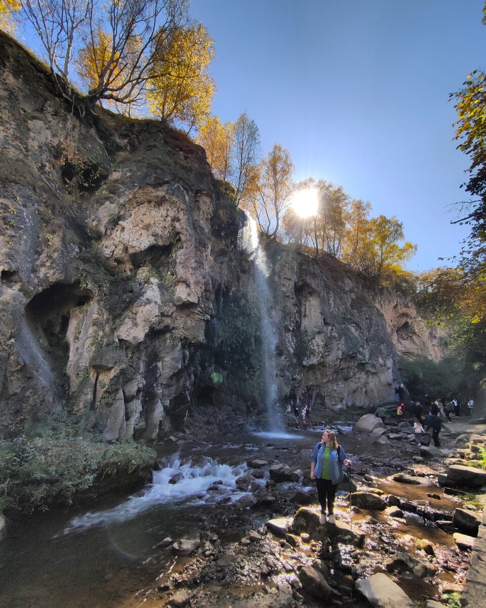 Медовые водопады (октябрь 2023 года)