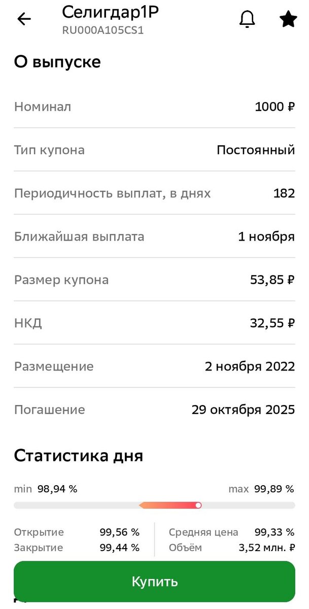 Облигация Селигдар1Р: О выпуске