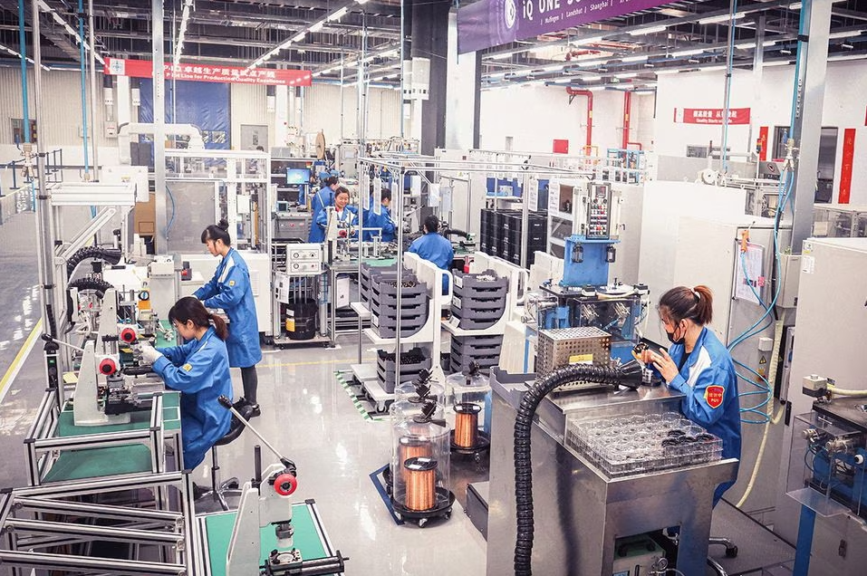 Производственная линия на предприятии ebm-papst в Сиане, Китай