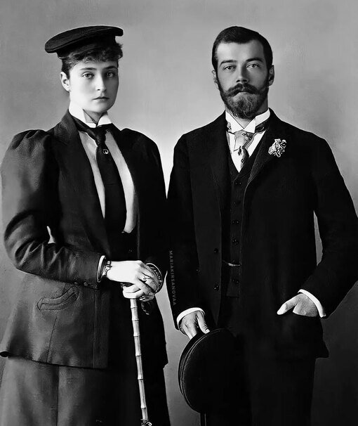 Император Николай II и императрица Александра Федоровна