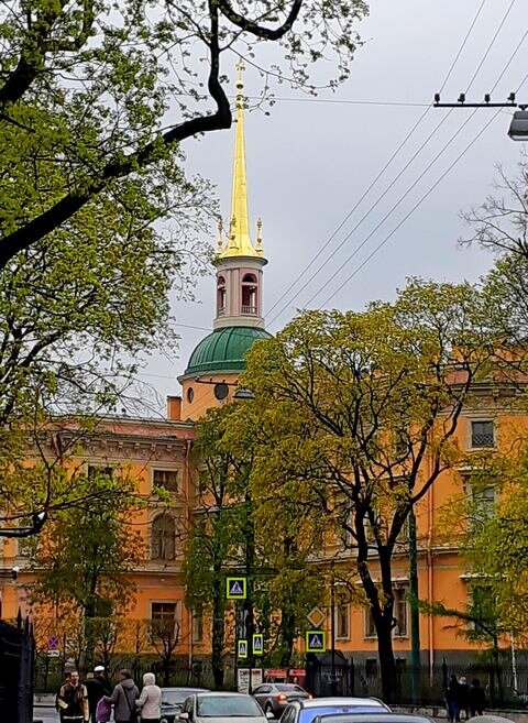 Вид на церковь Михайловского замка /фото из личного архива/