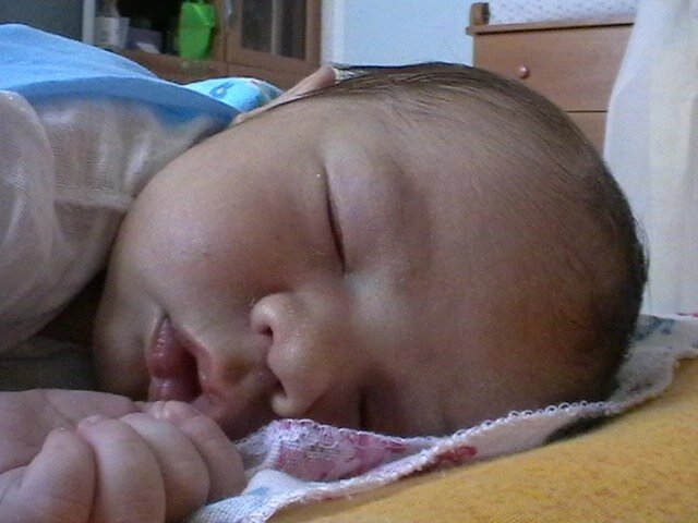 Даня, 2008 год, 1 месяц