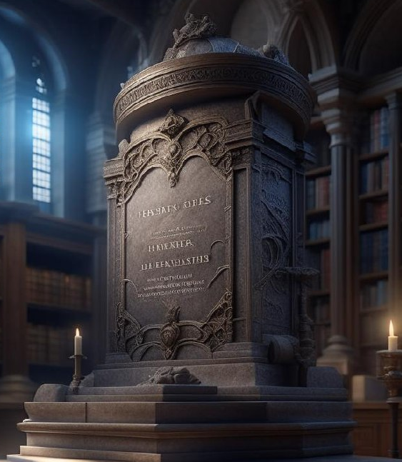 Свидетели говорят, что иногда Настоятель Обители Знаний подолгу сидит возле этого камня. Многие пытались повторить это, но каждый вскоре уходил, ссылаясь на проблемы с самочувствием.