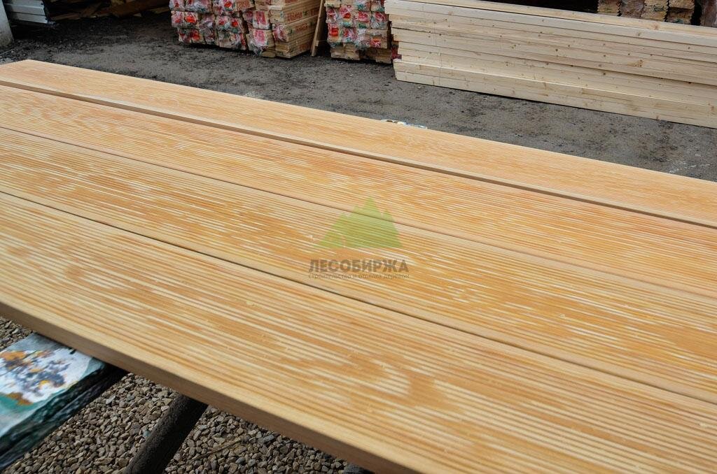 Террасная доска из лиственницы "Вельвет"