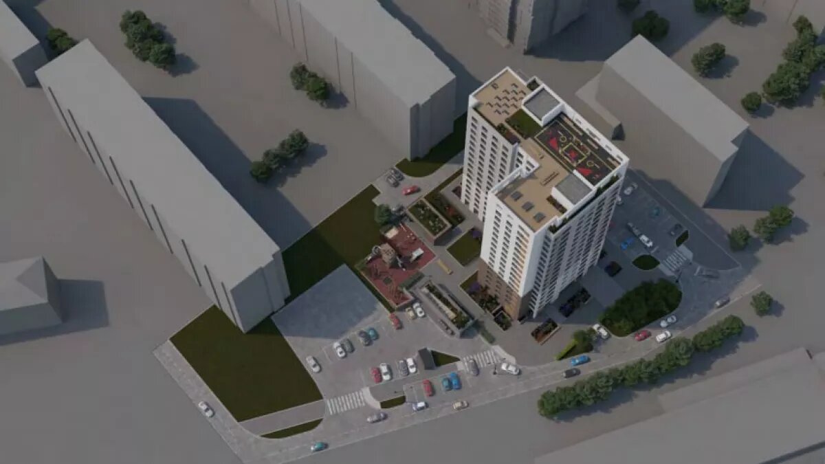 Эскизный проект на ул. Никитина, 1 
Фото: Предоставлено разработчиком
