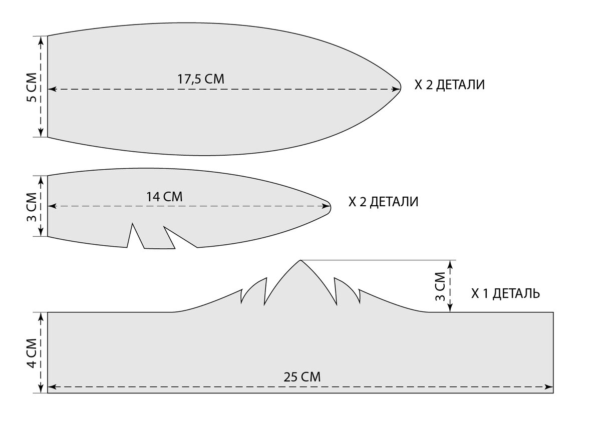 Выкройка для Ушек