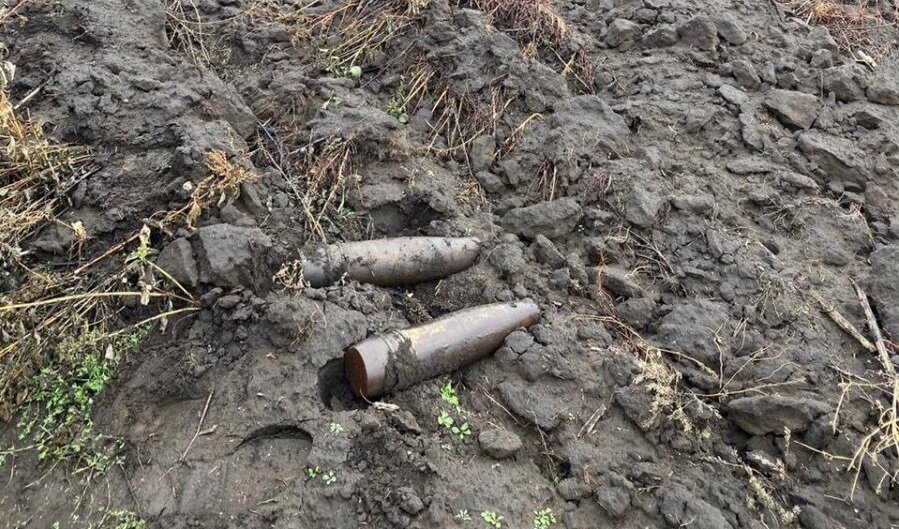    Житель Сорочинского округа нашел в поле четыре артиллерийских снаряда Кристина Просвиркина