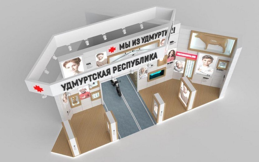    Видео: стенд «Мы из Удмуртии» монтируют на выставке «Россия» в Москве