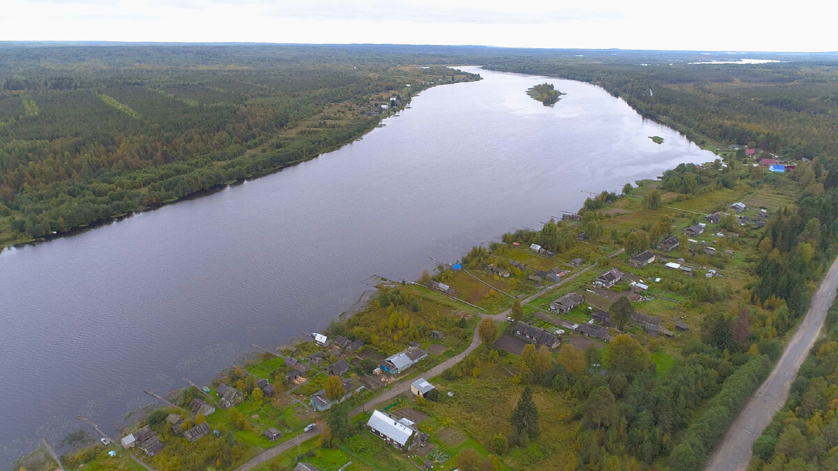 Река Водла в Карелии