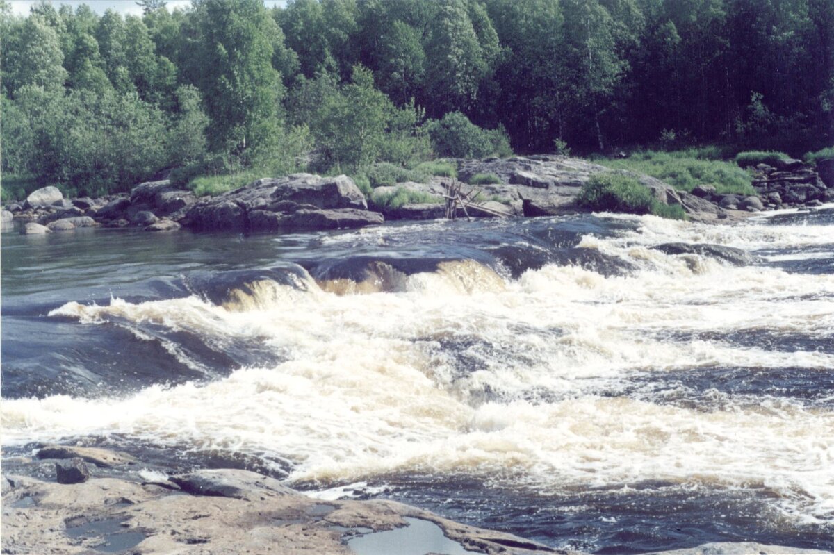 Река Водла в Карелии