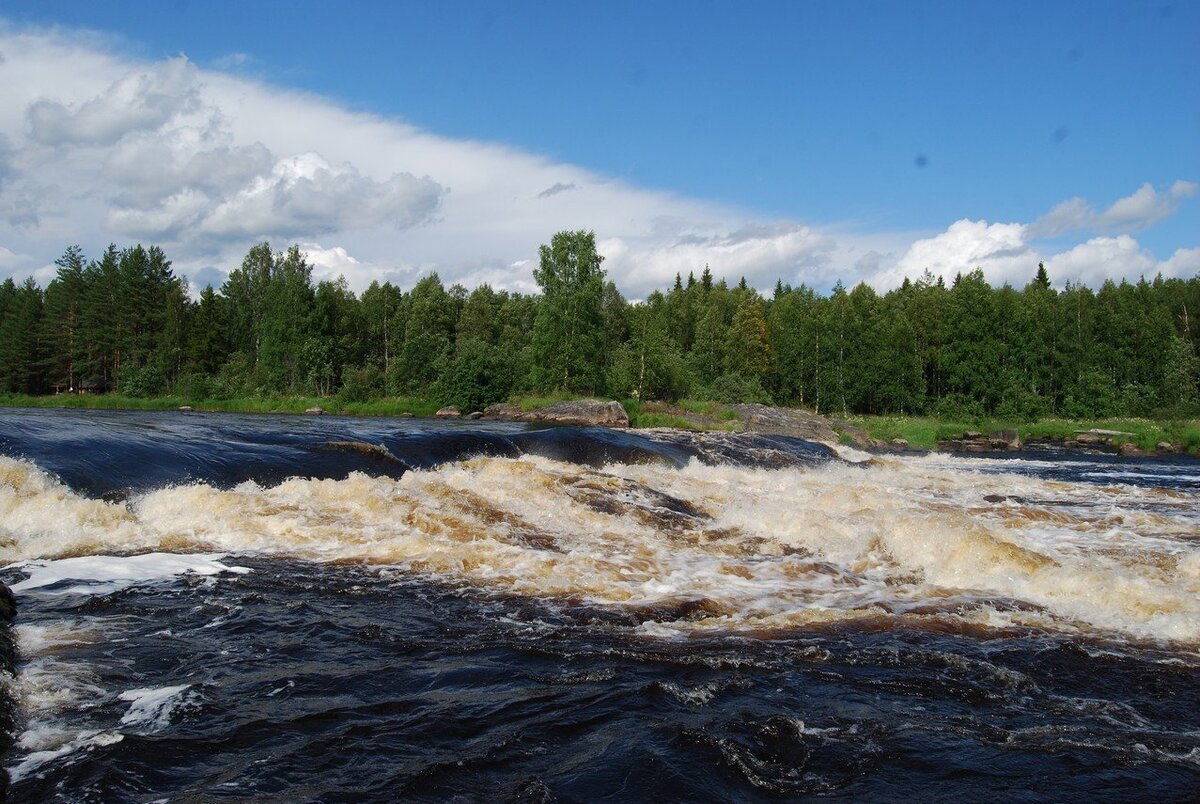 Река Водла в Карелии