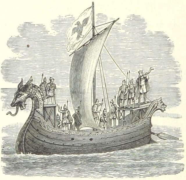 Корабль викингов. Фото из открытых интернет-источников.