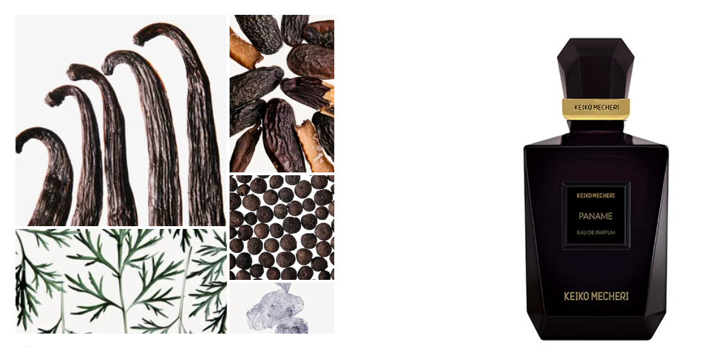 Верхняя нота: Зеленые ноты;
Средняя нота: Полынь; 
Базовые ноты: Ваниль, Бобы тонка, Древесные ноты, Специи и Мускус.