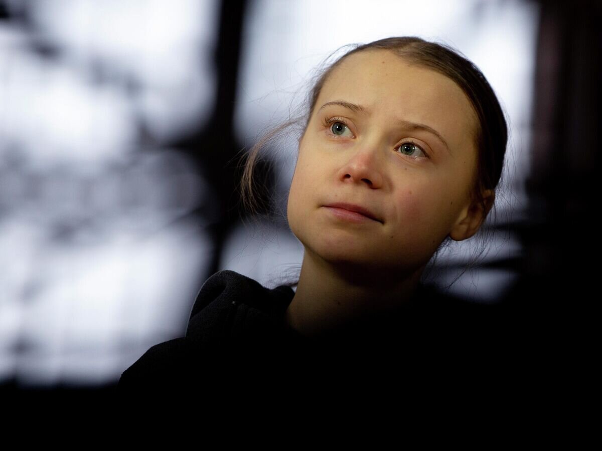   Грета Тунберг в Брюсселе. 5 марта 2020© AP Photo / Virginia Mayo