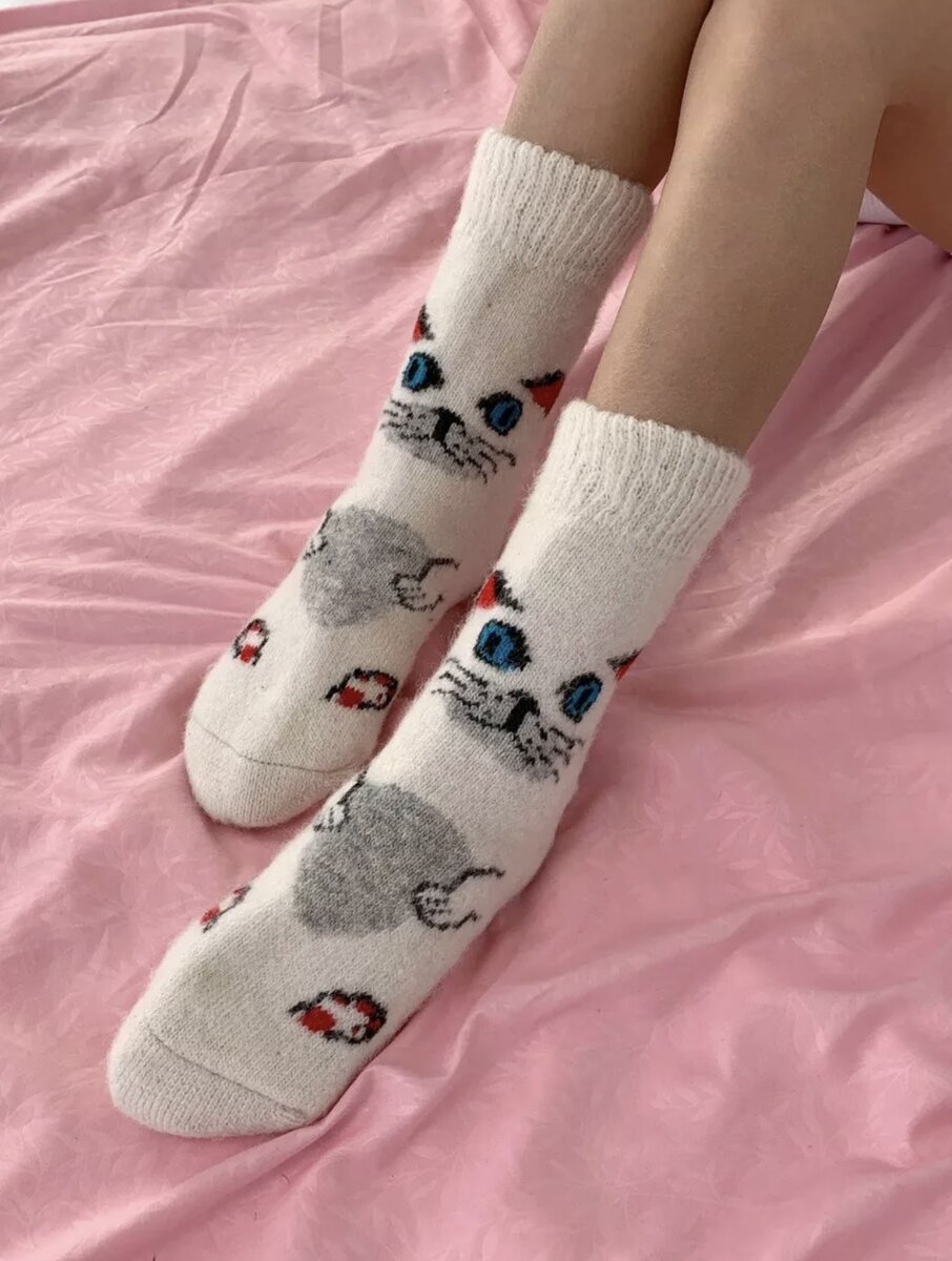 Продолжаю обзор вот такими теплыми шерстяными котами. Также много других расцветок. Состав: овечья шерсть. Артикул: 177553591