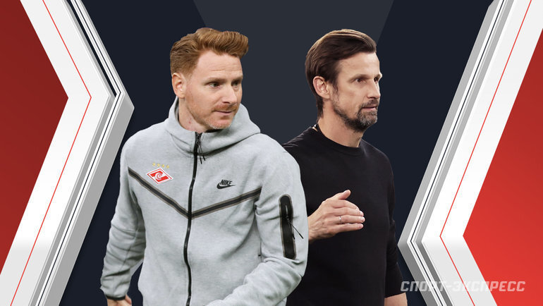    Гильермо Абаскаль и Сергей Семак.