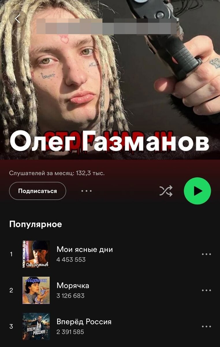 Аккаунты Олега Газманова и Григория Лепса в Spotify взломали и поставили  фото украинского рэпера | ИА Регнум | Дзен