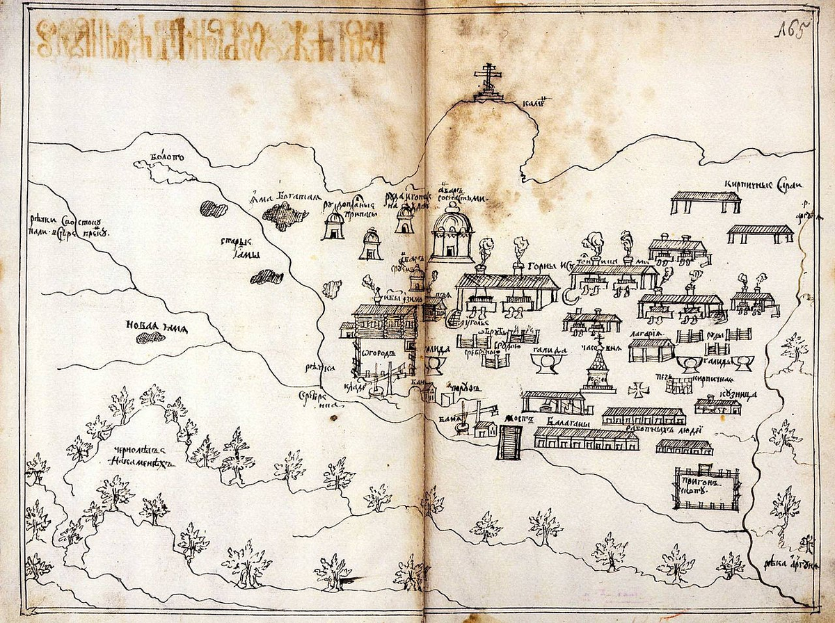 План Нерчинского завода, 1701 г.